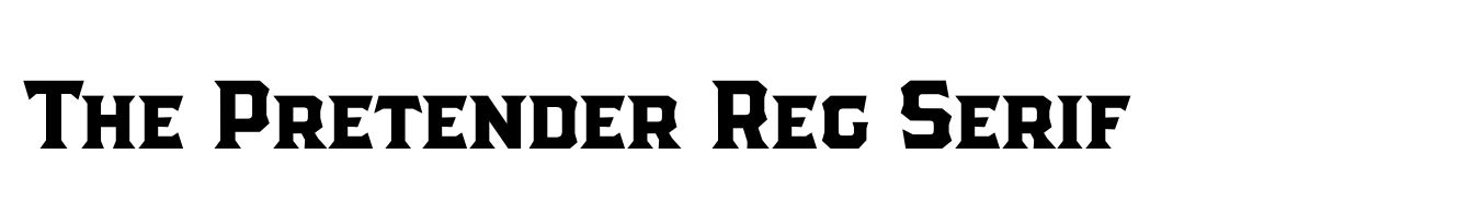 The Pretender Reg Serif